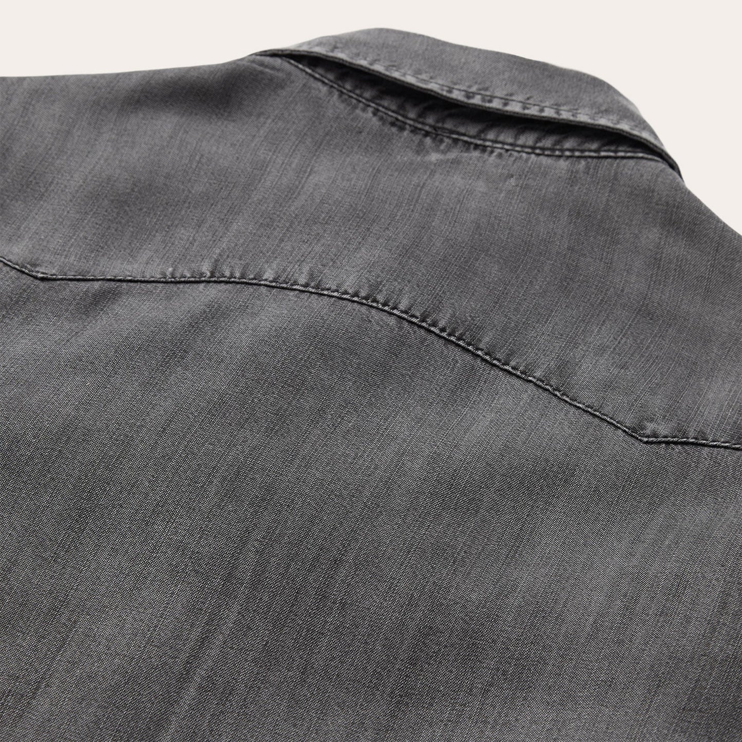 Boyfriend Fit Denim Shirt | Stetson Washed Black