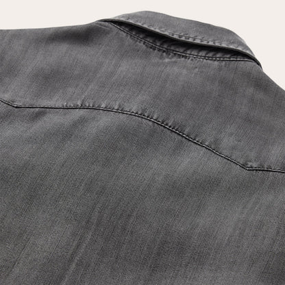 Boyfriend Fit Denim Shirt | Stetson Washed Black