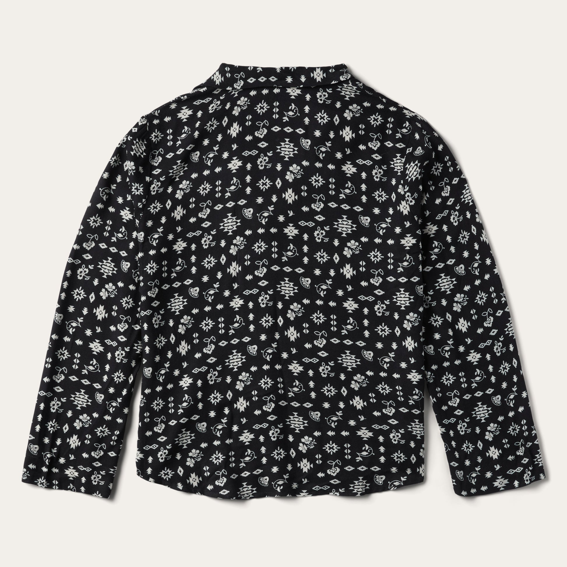 Southwestern Ditzy Print Blouse | Stetson Black