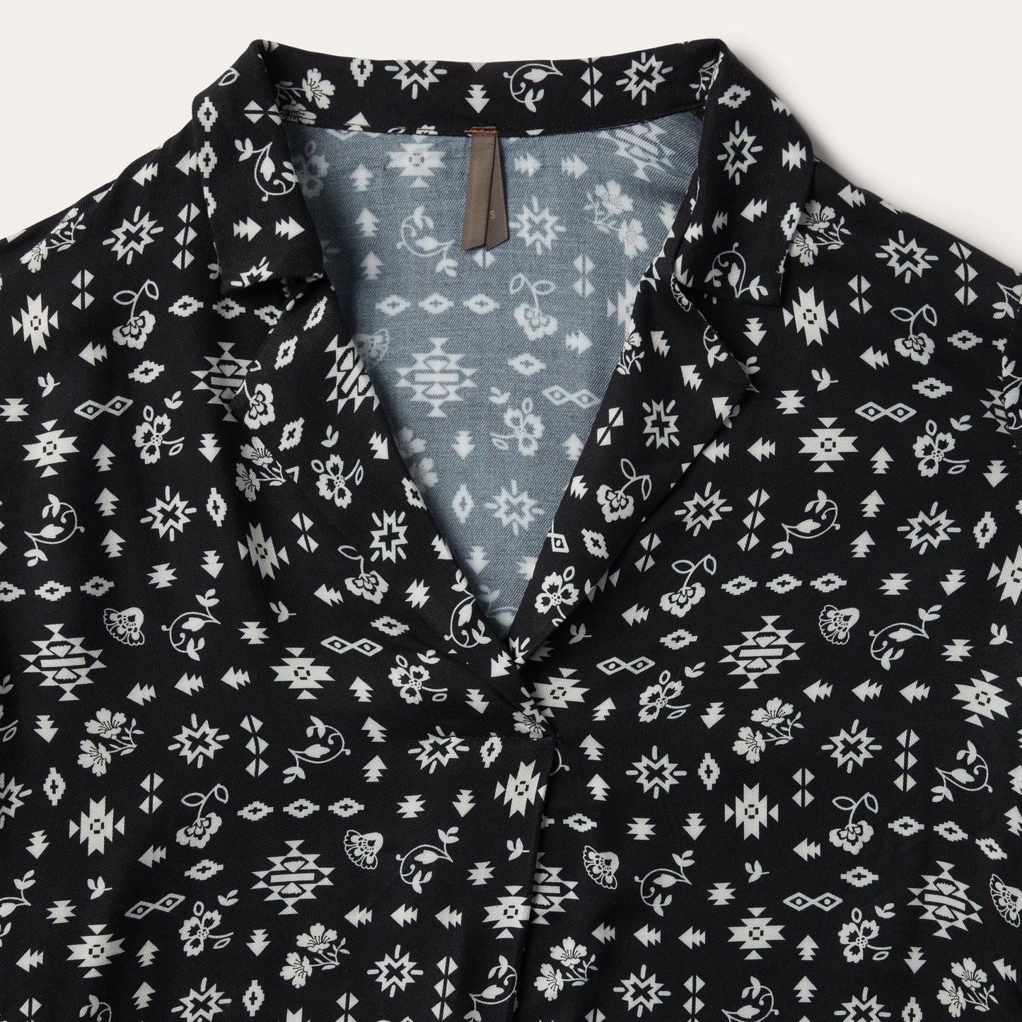 Southwestern Ditzy Print Blouse | Stetson Black