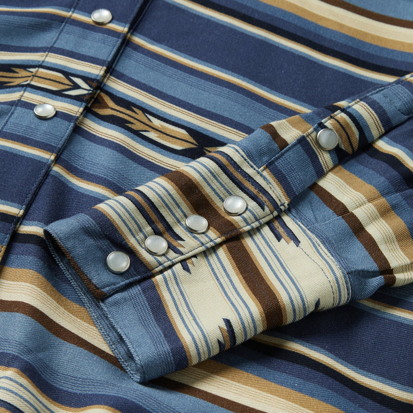 Indigo Serape Print Shirt | Stetson Blue