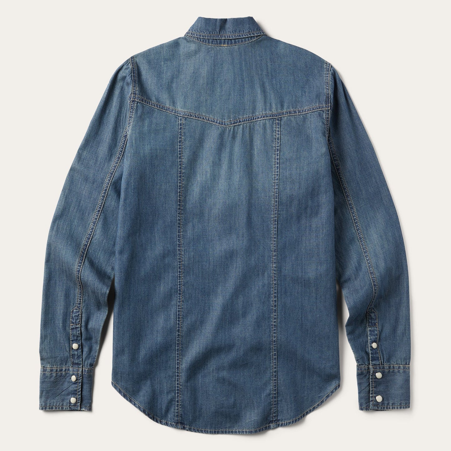 Boyfriend Fit Denim Shirt | Stetson Blue