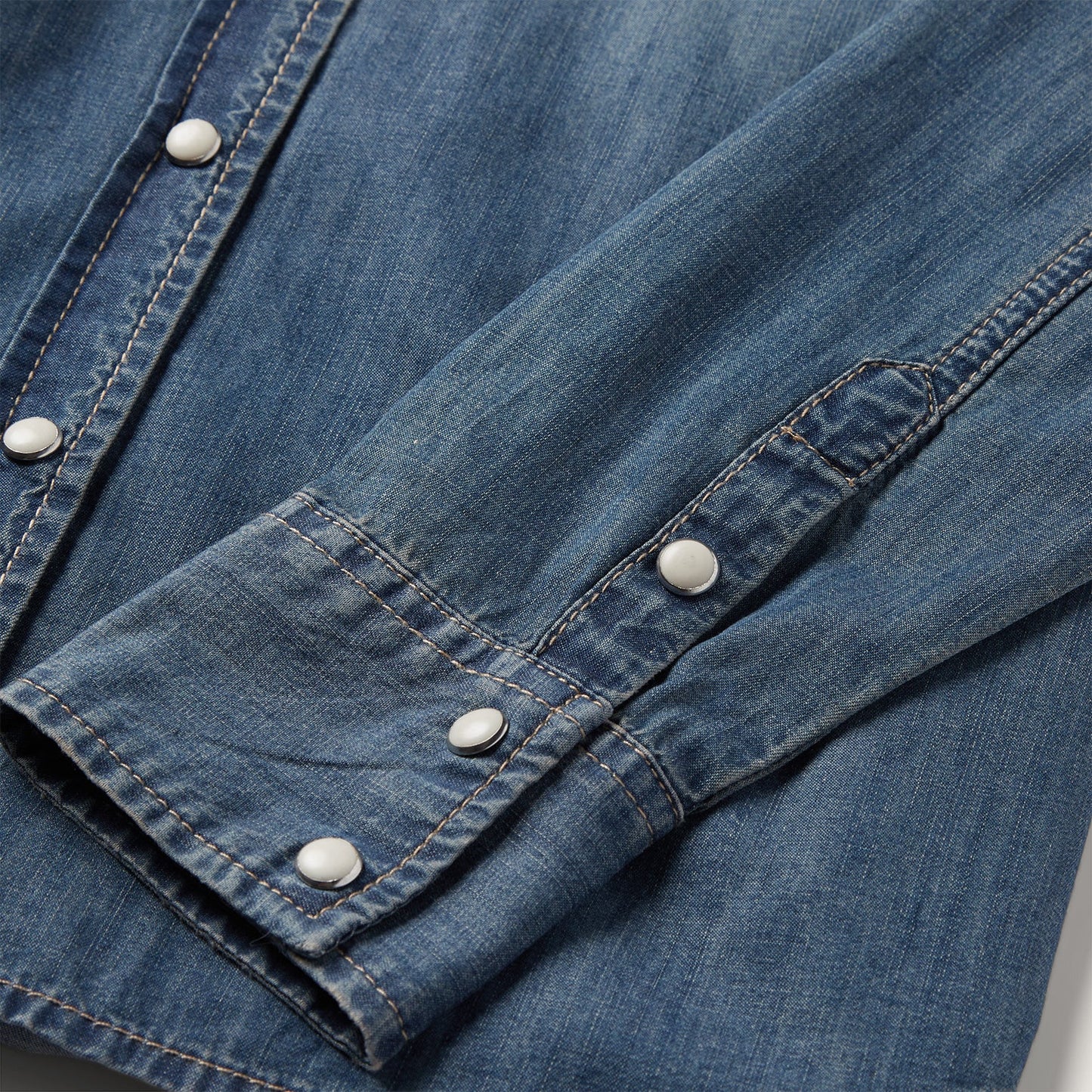 Boyfriend Fit Denim Shirt | Stetson Blue