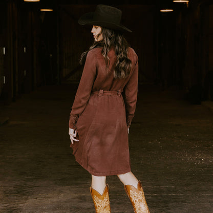 Tobacco Western Dress | Stetson Brown