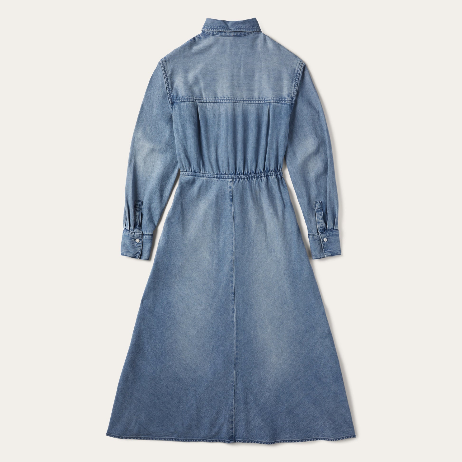 Denim Tie-Front Dress | Stetson Blue