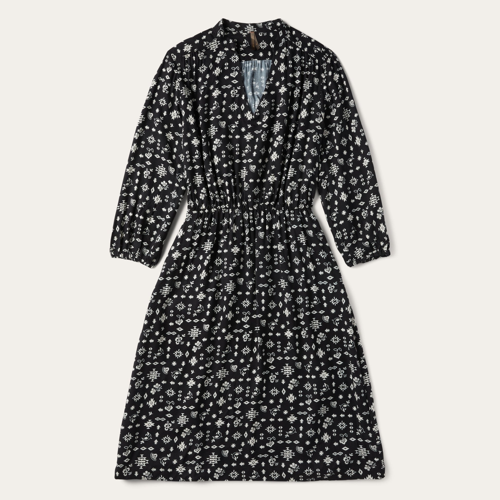 Southwestern Ditzy Print Dress | Stetson Black