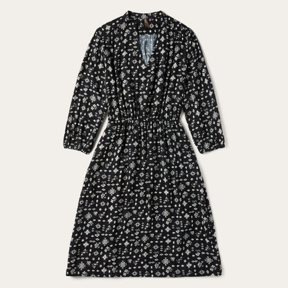 Southwestern Ditzy Print Dress | Stetson Black