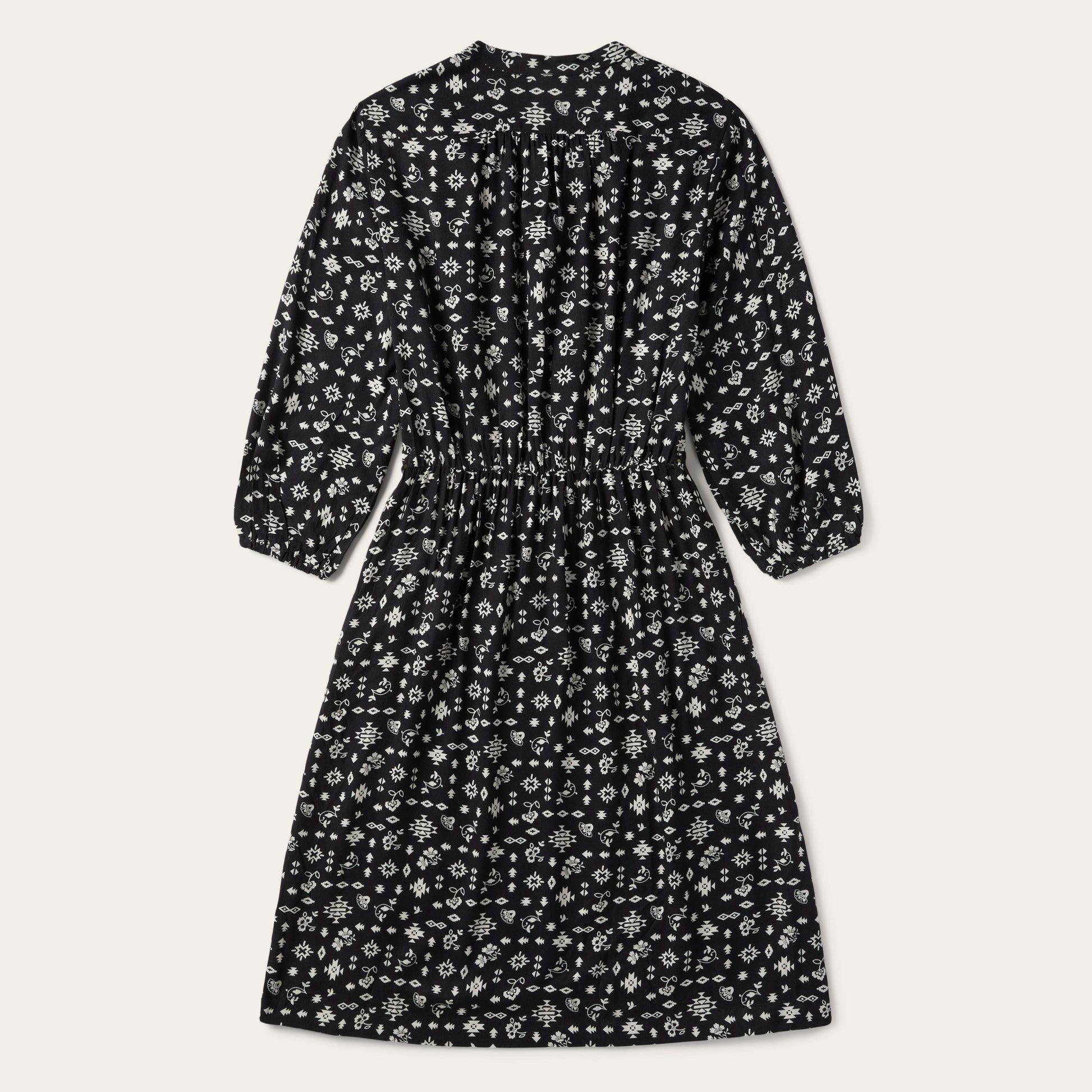 Southwestern Ditzy Print Dress | Stetson Black