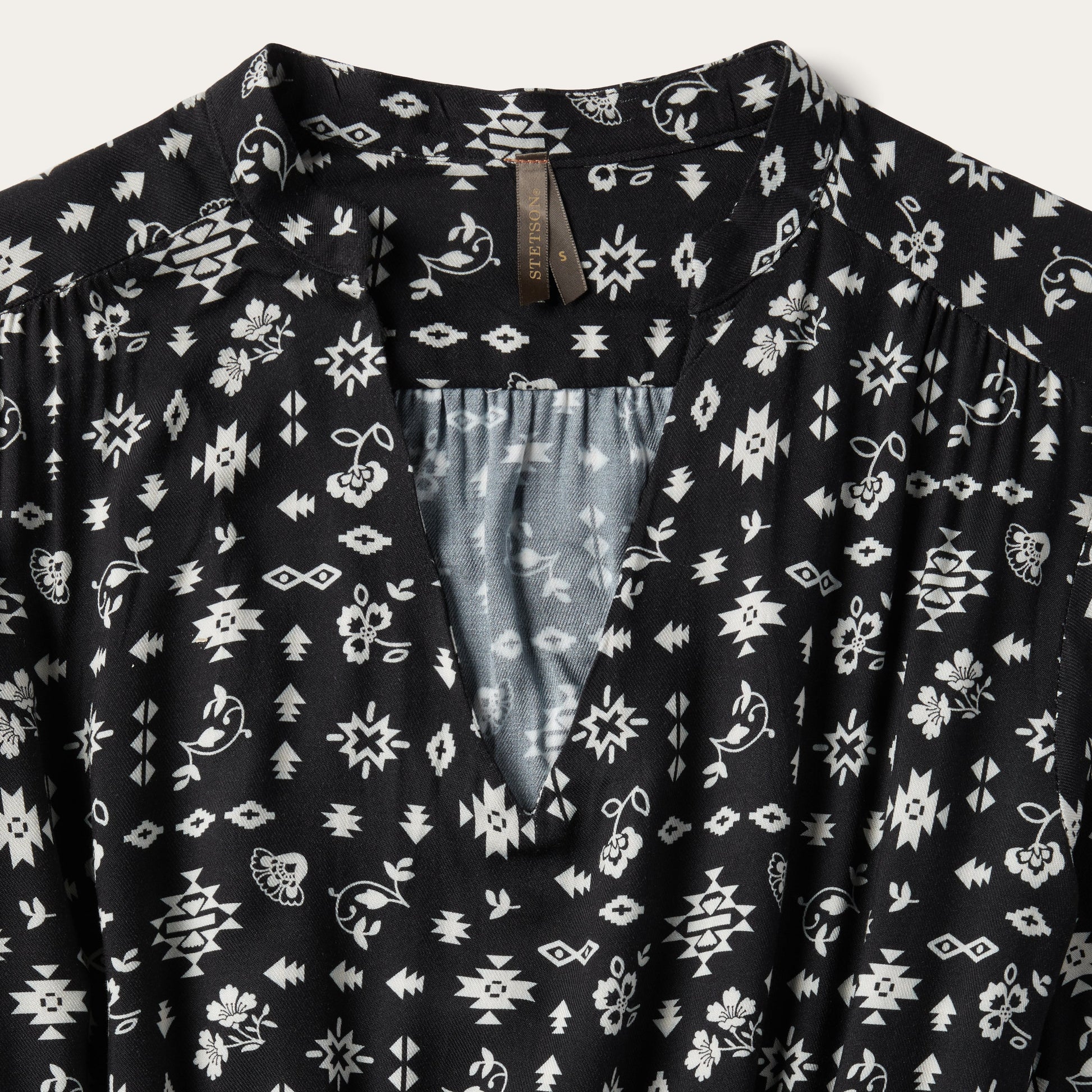 Southwestern Ditzy Print Dress | Stetson Black