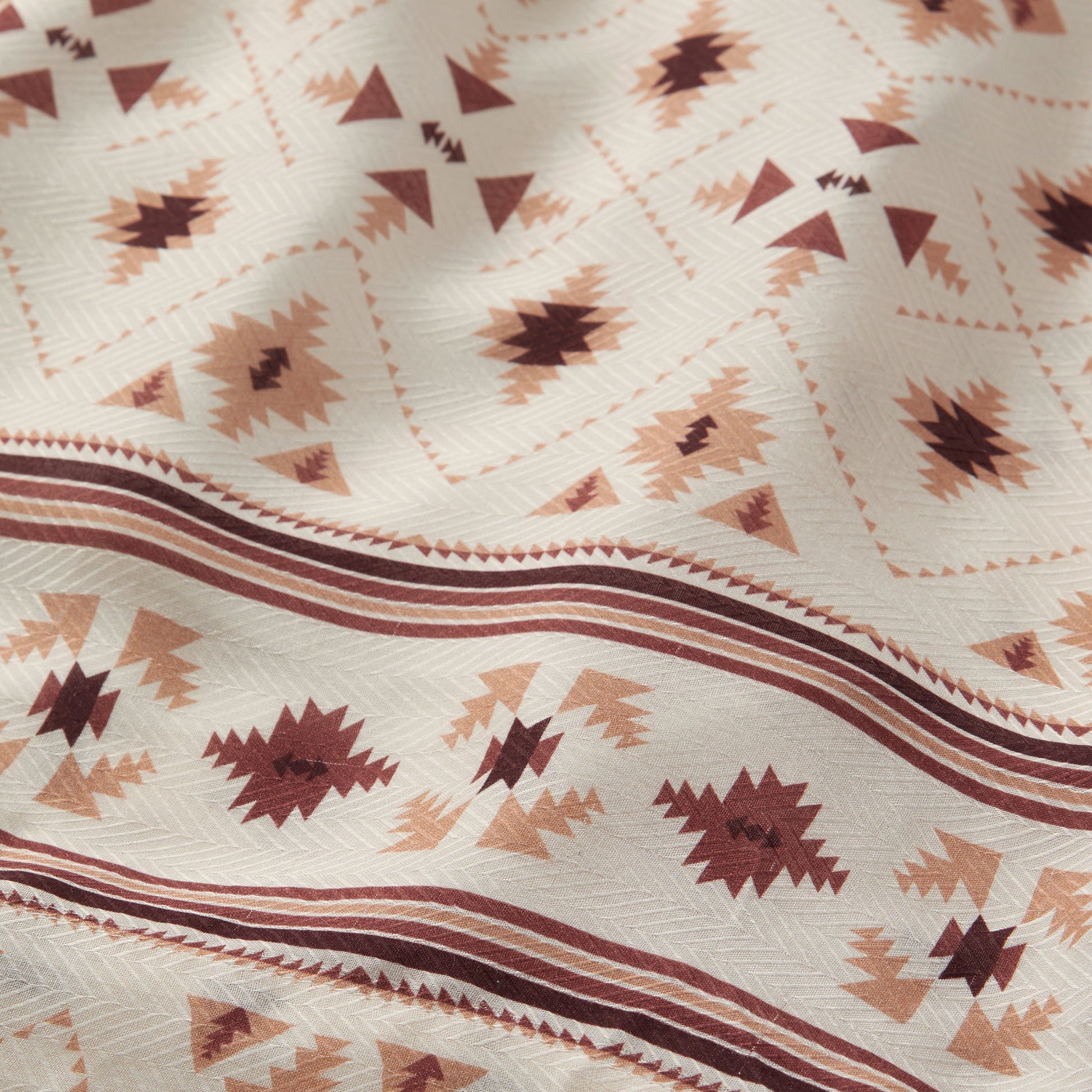 Gaucho Herringbone Dress | Stetson White