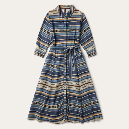 Indigo Serape Print Dress | Stetson Blue