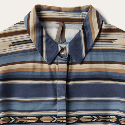 Indigo Serape Print Dress | Stetson Blue