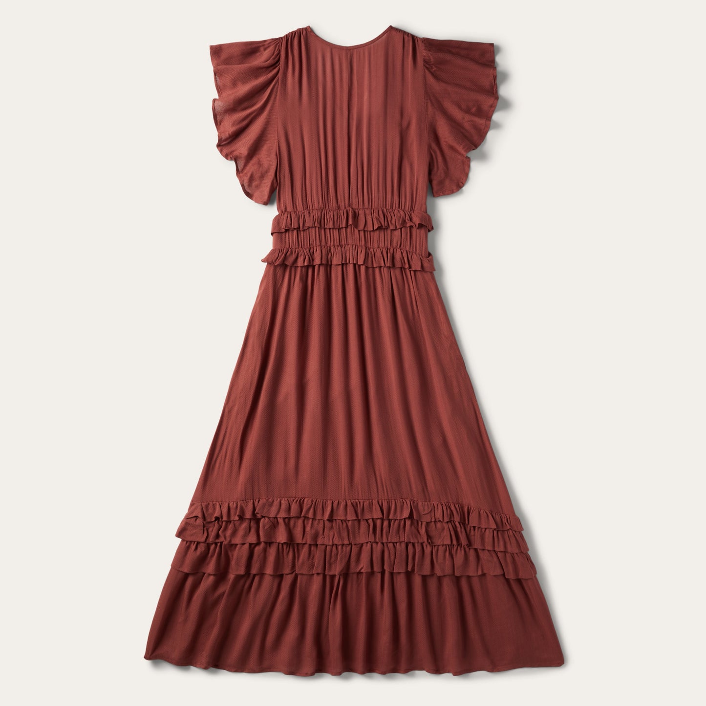 Cinnamon Herringbone Dress | Stetson Brown
