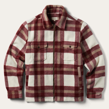 Plaid Lined Jac-Shirt | Stetson Red