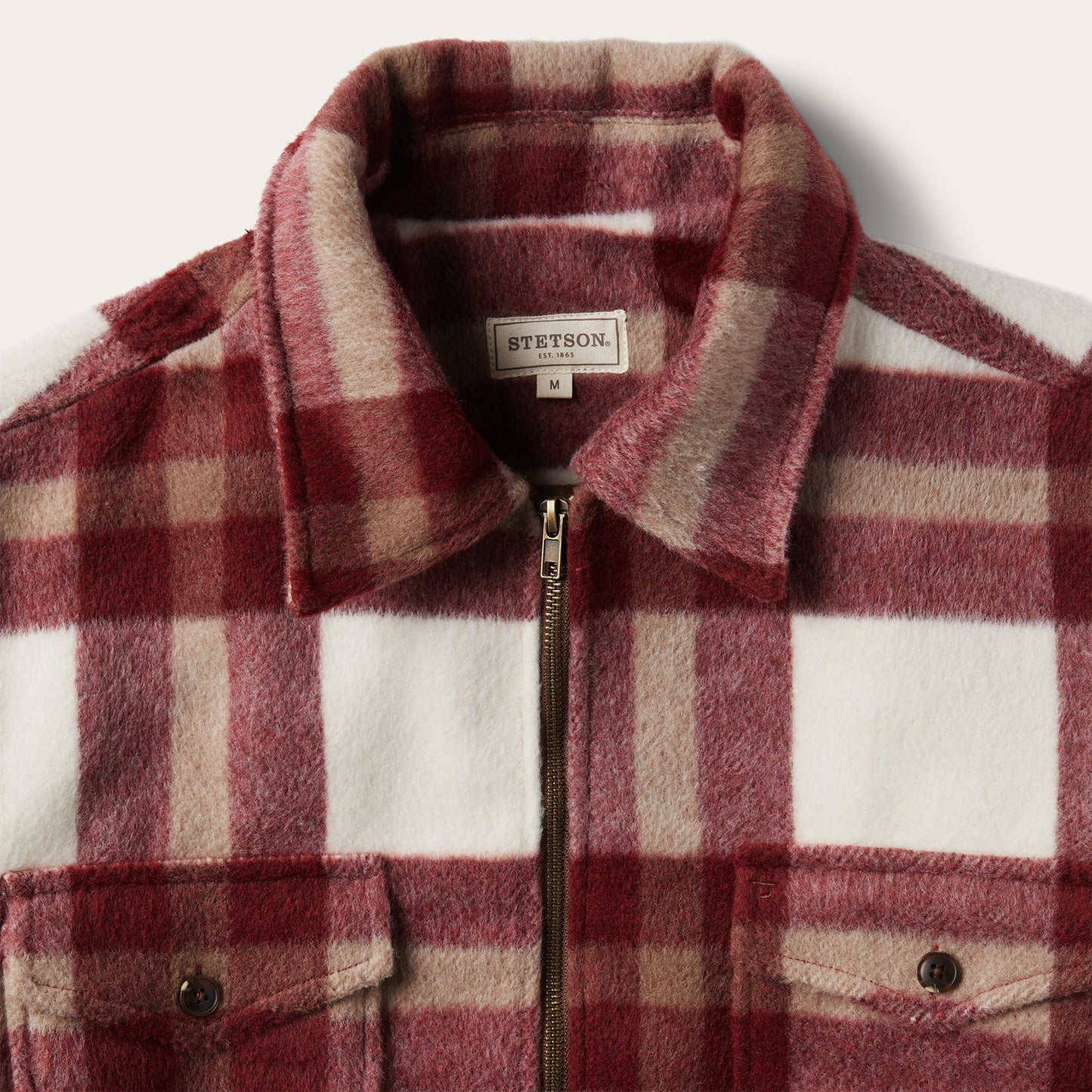 Plaid Lined Jac-Shirt | Stetson Red
