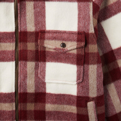 Plaid Lined Jac-Shirt | Stetson Red