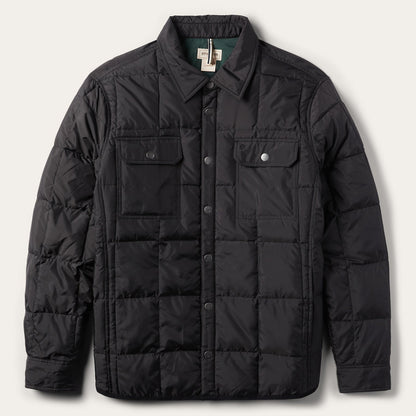 Crushable Black Parachute Jacket | Stetson Black