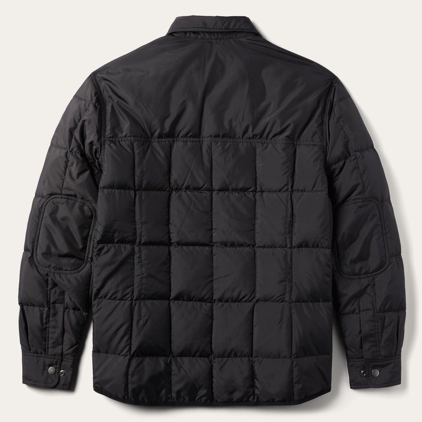 Crushable Black Parachute Jacket | Stetson Black