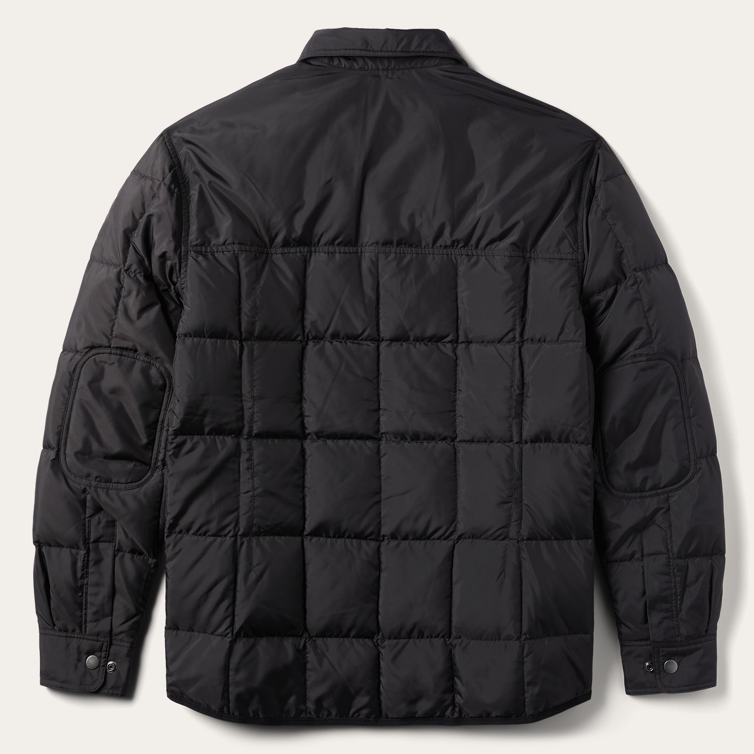 Crushable Black Parachute Jacket | Stetson Black