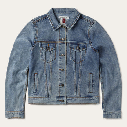 Stretch Denim Jacket | Stetson Blue