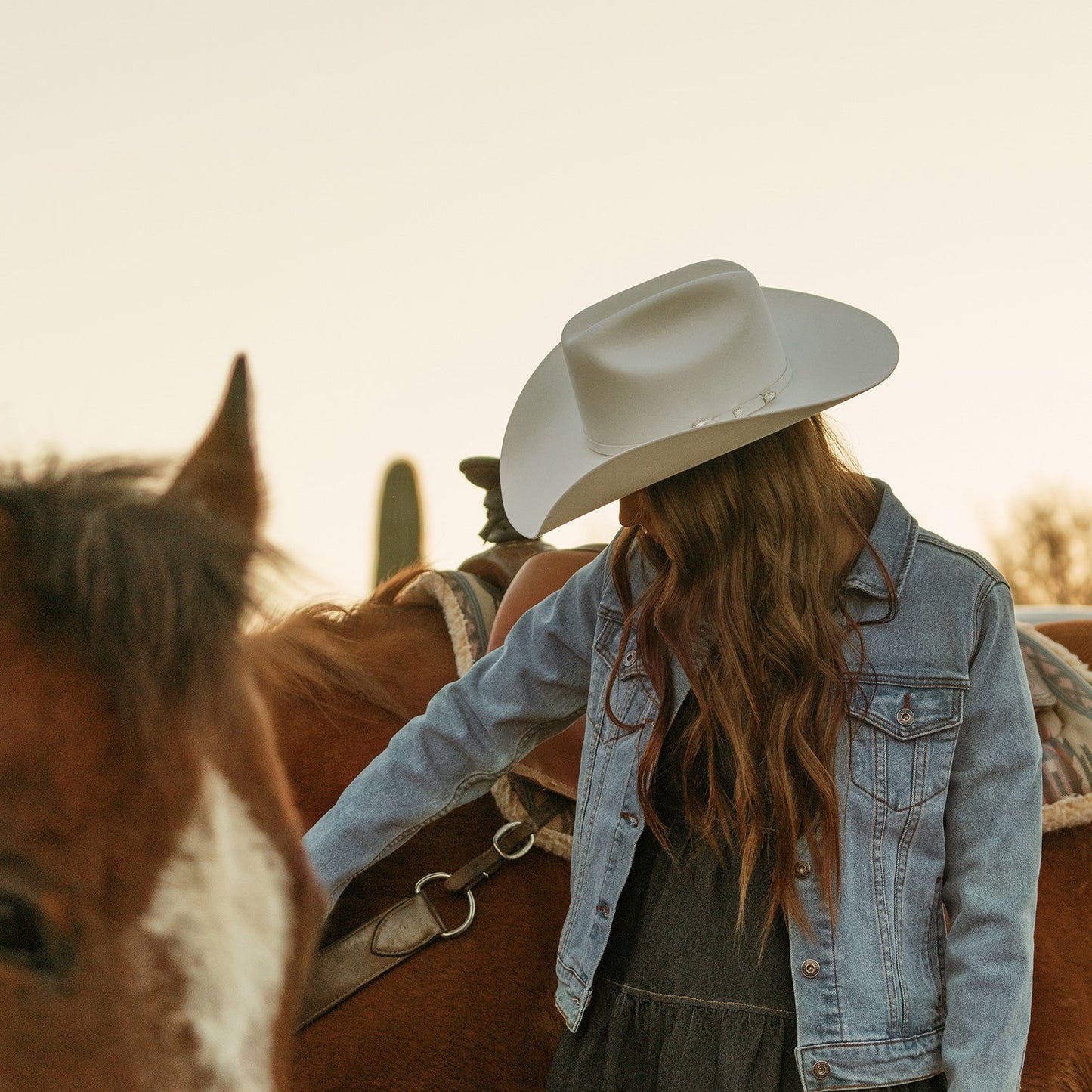Stretch Denim Jacket | Stetson Blue