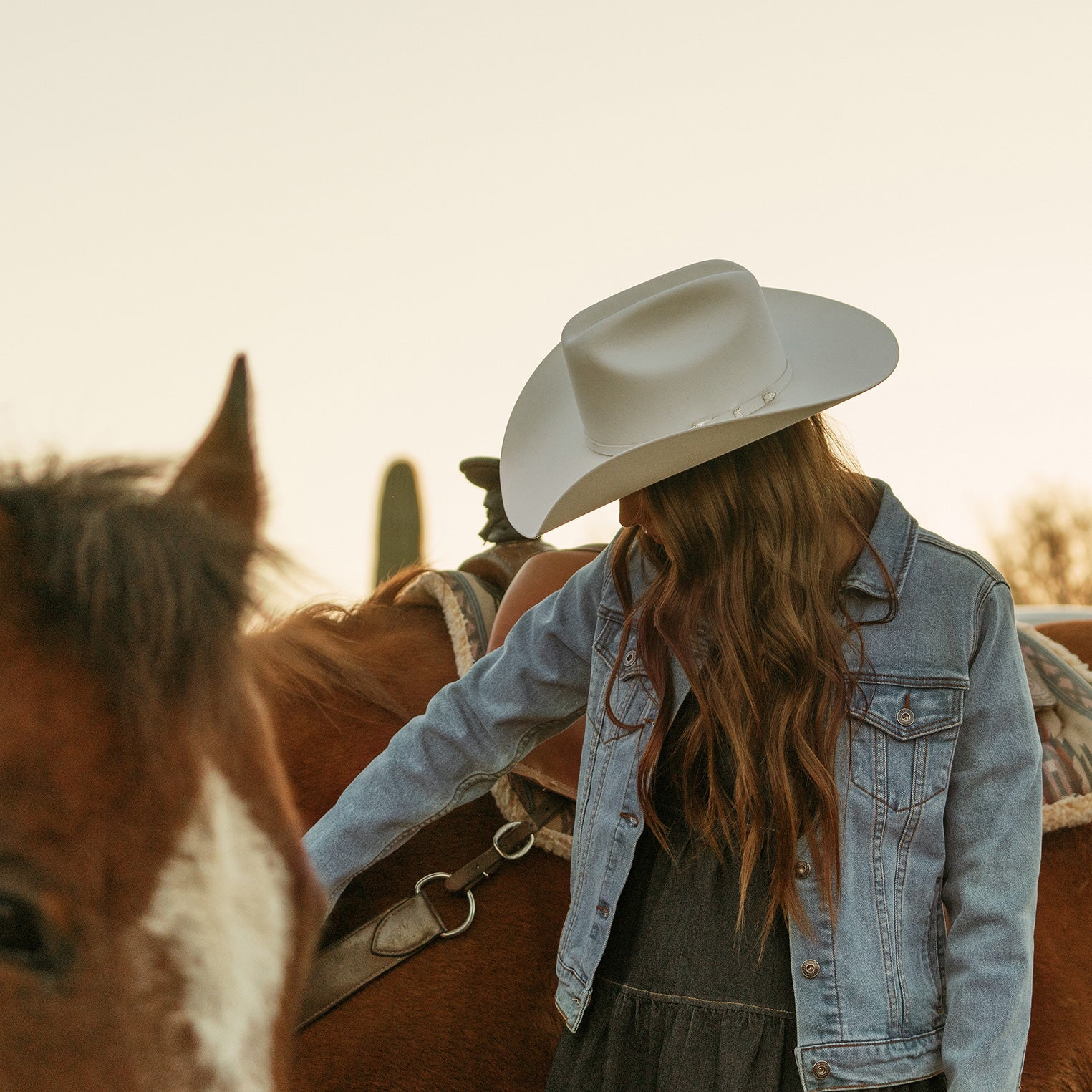 Stretch Denim Jacket | Stetson Blue