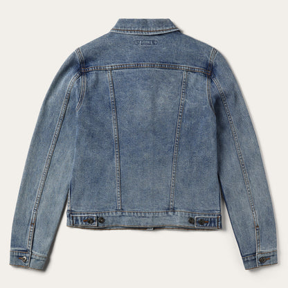 Stretch Denim Jacket | Stetson Blue