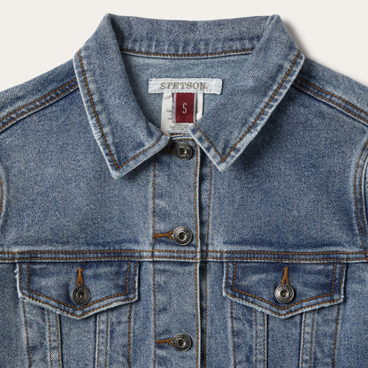 Stretch Denim Jacket | Stetson Blue
