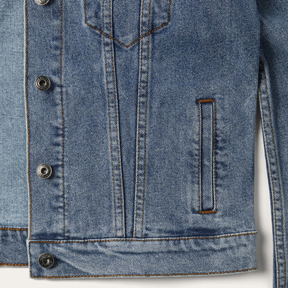 Stretch Denim Jacket | Stetson Blue