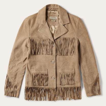 Fringe Suede Jacket | Stetson Light Tan