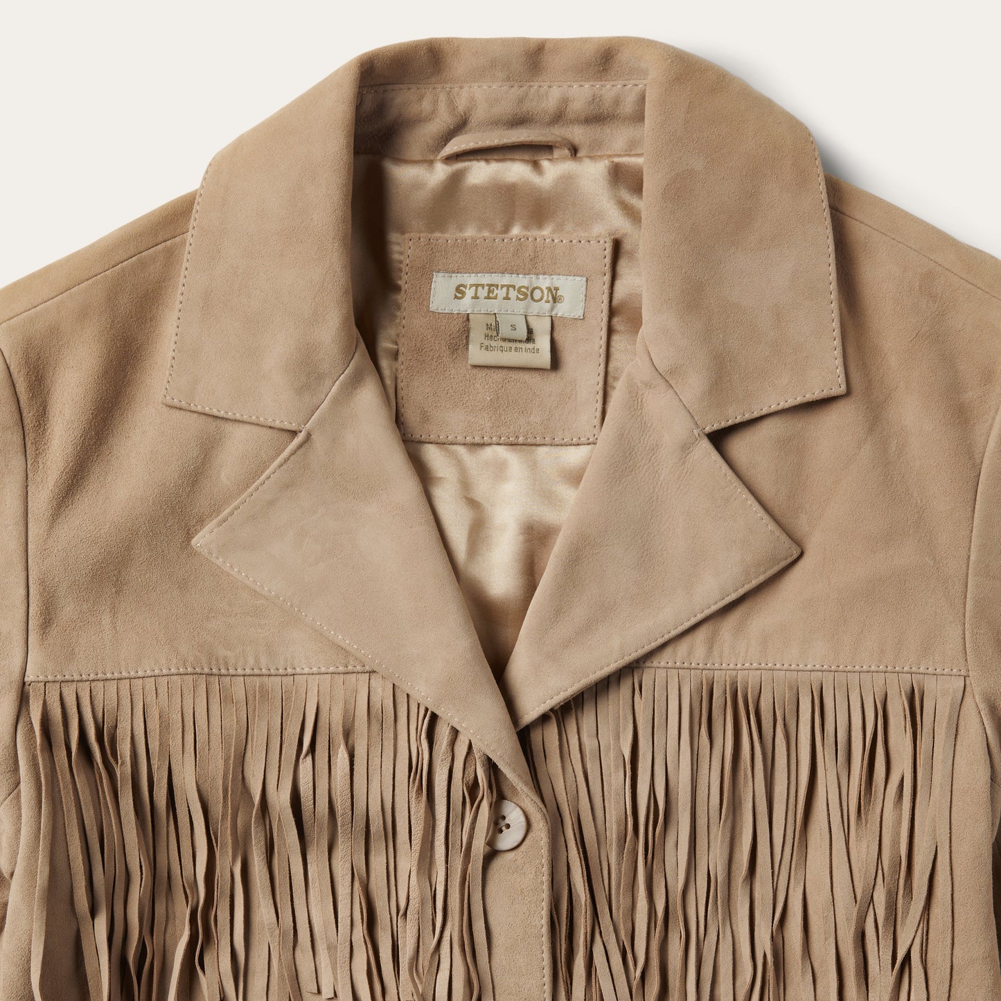 Fringe Suede Jacket | Stetson Light Tan
