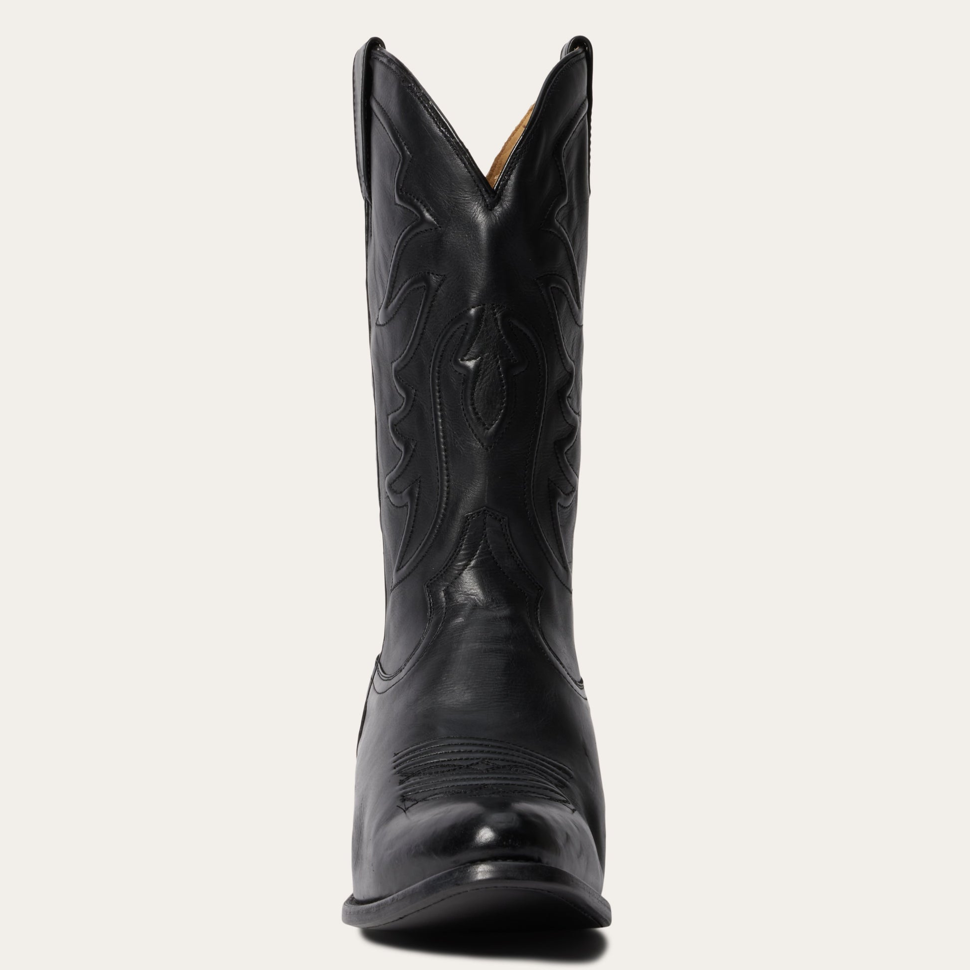 Ames Corded & Burnished Leather Boot | Stetson Black
