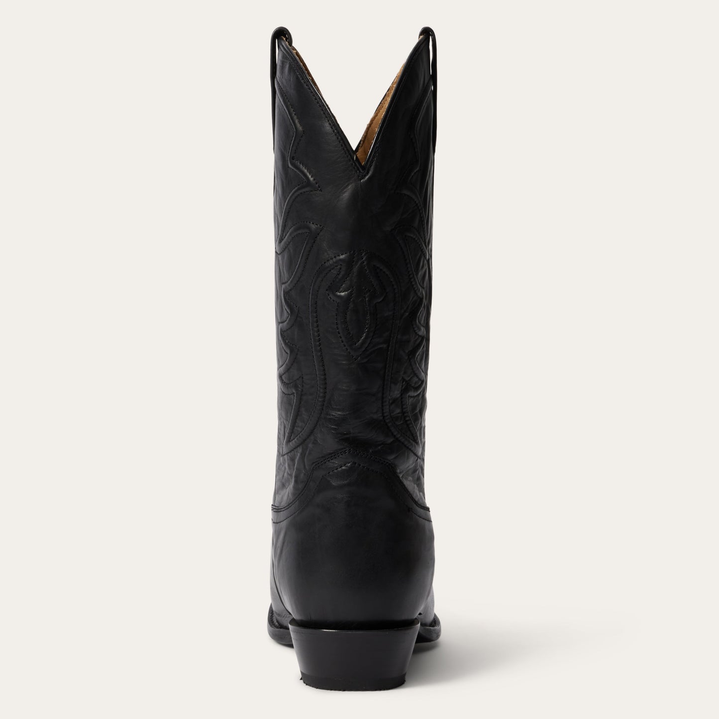Ames Corded & Burnished Leather Boot | Stetson Black