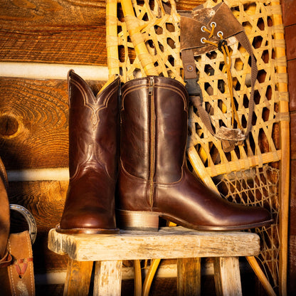 Rancher Zip Roper | Stetson Oiled Oxblood