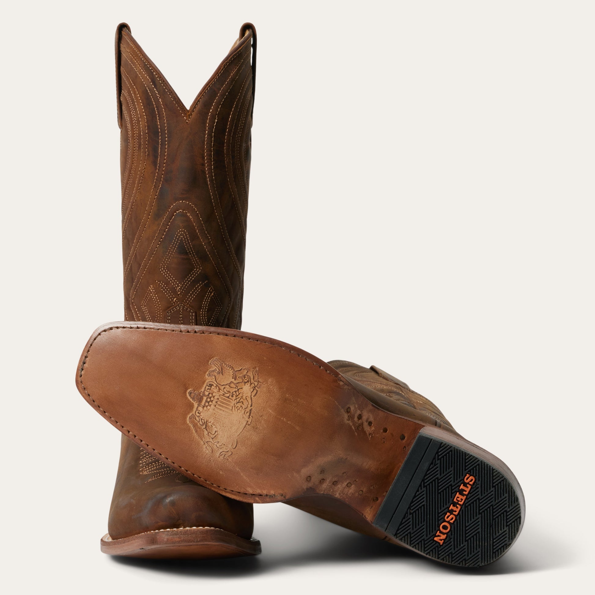 Mossman Boots | Stetson Brown