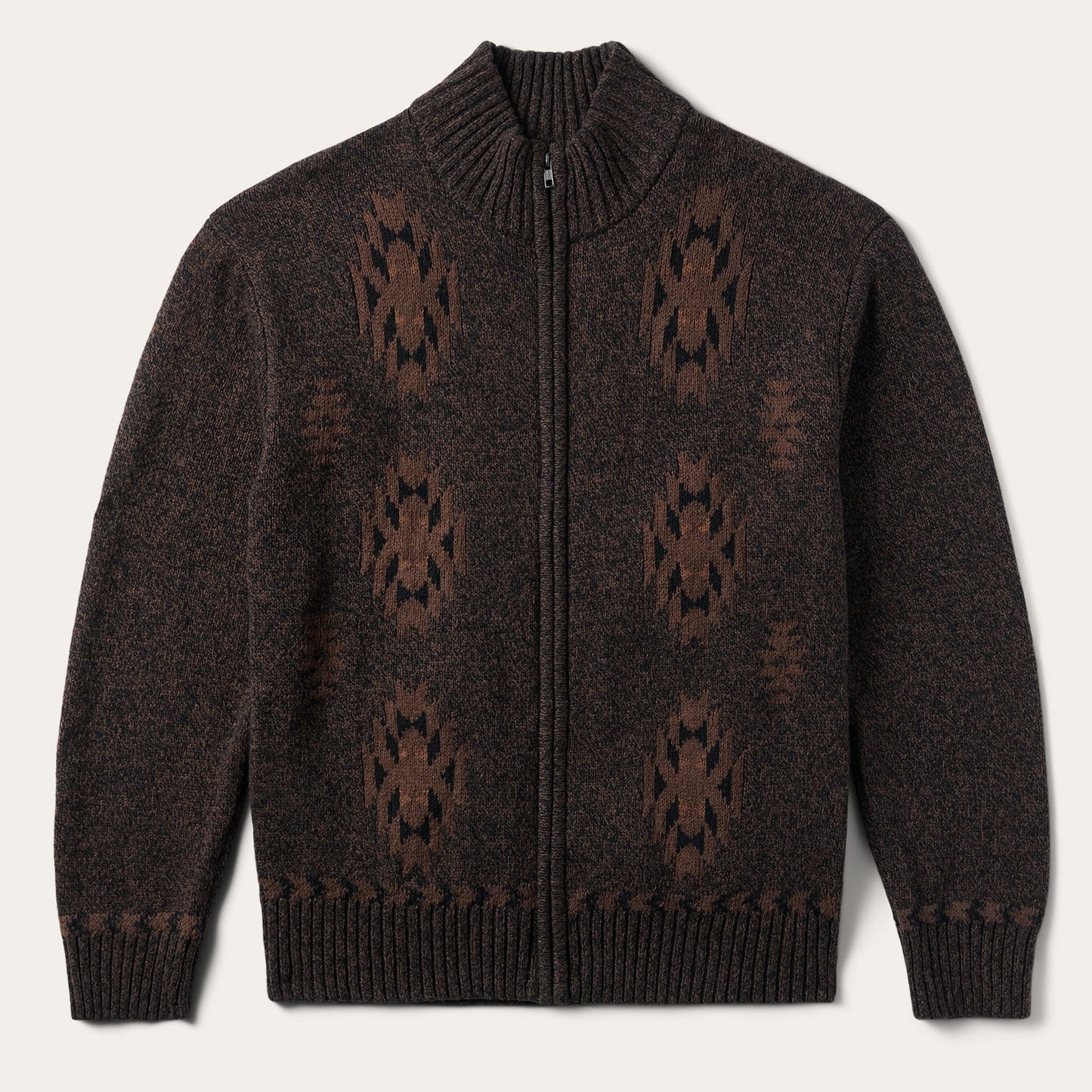 Vertical Aztec Cardigan | Stetson Brown
