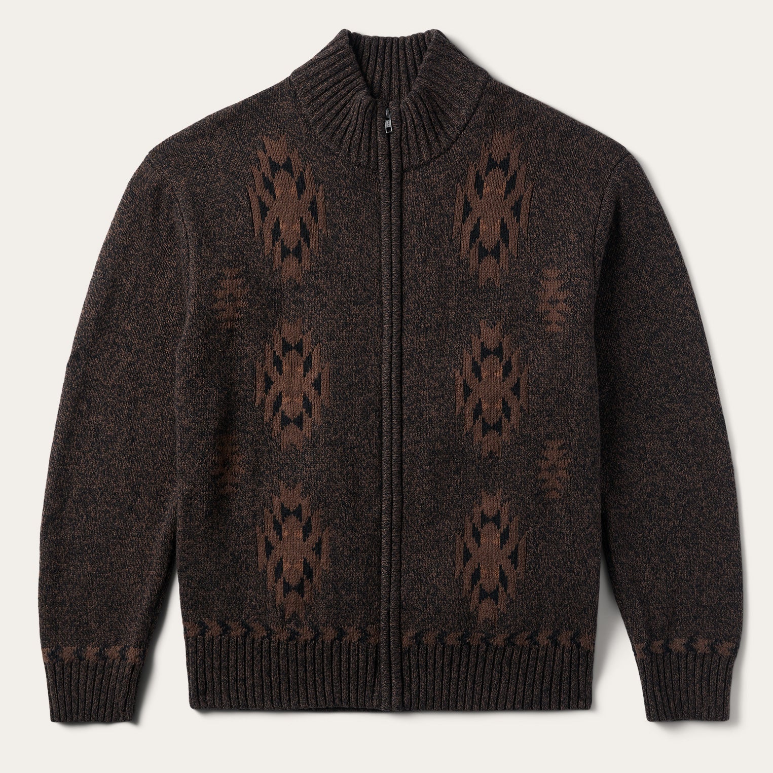 Vertical Aztec Cardigan | Stetson Brown