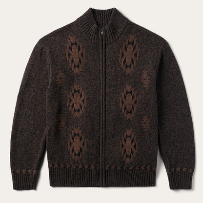 Vertical Aztec Cardigan | Stetson Brown