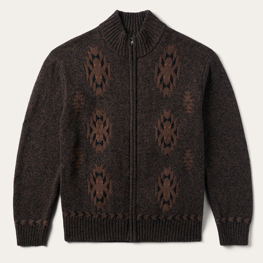 Vertical Aztec Cardigan | Stetson Brown