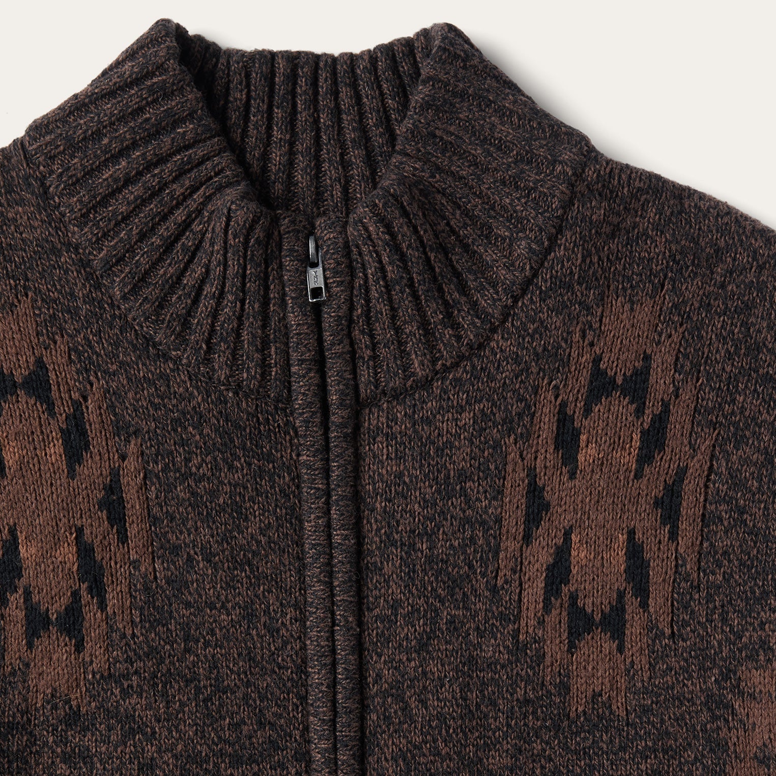 Vertical Aztec Cardigan | Stetson Brown