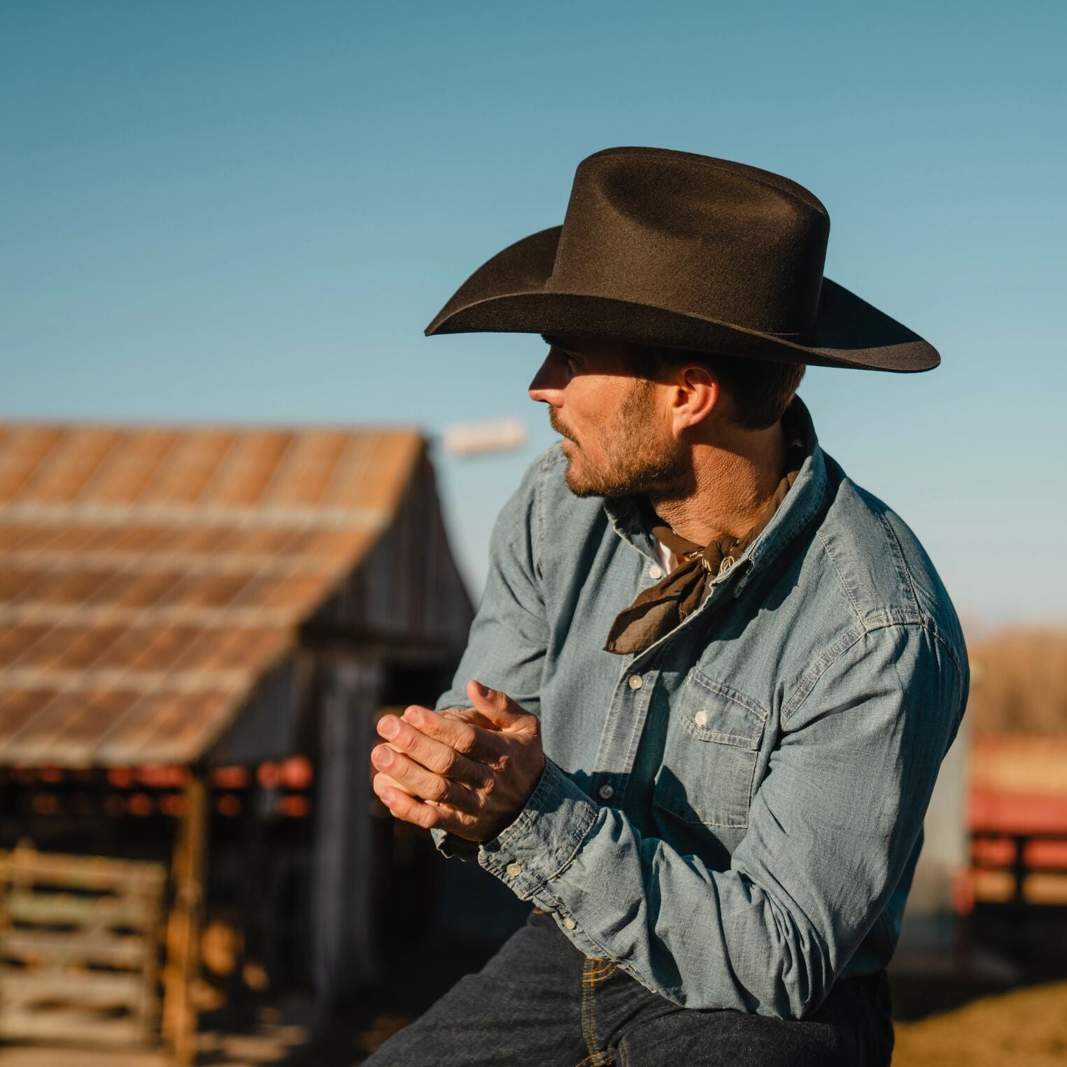 Corral 4X Cowboy Hat | Stetson Chocolate