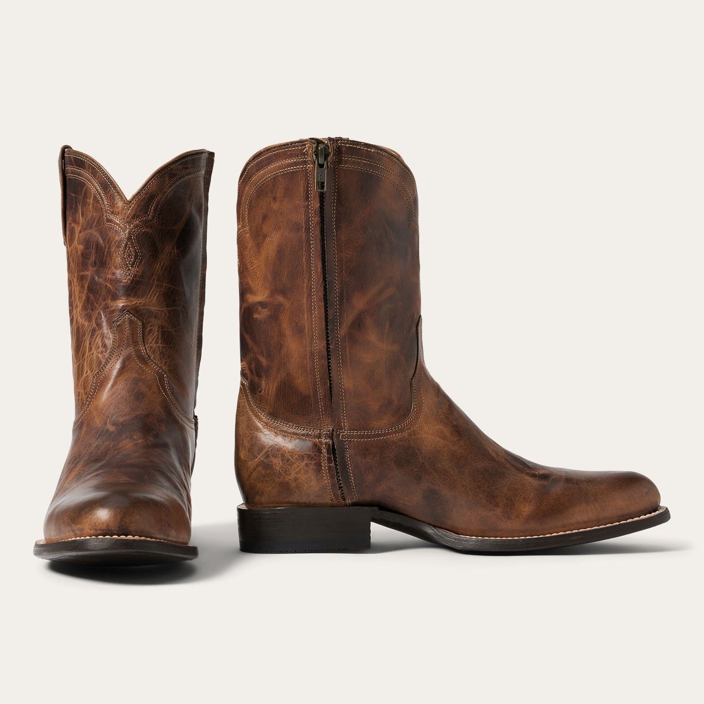 Rancher Zip Roper | Stetson Oiled Cognac