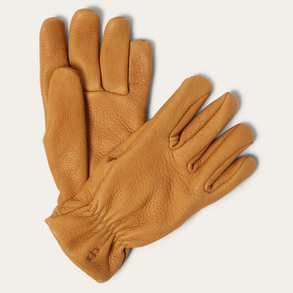 Deerskin Roper Glove - Lined | Stetson Saddle Tan