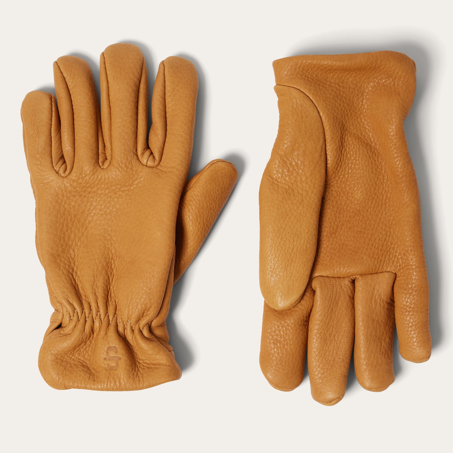 Deerskin Roper Glove - Lined | Stetson Saddle Tan