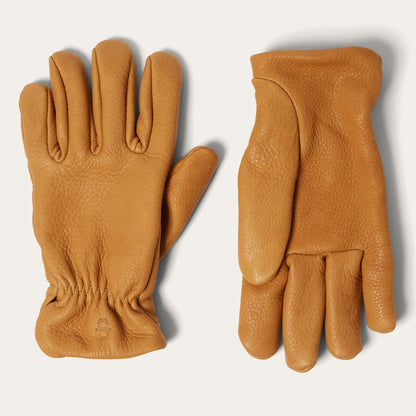 Deerskin Roper Glove - Lined | Stetson Saddle Tan