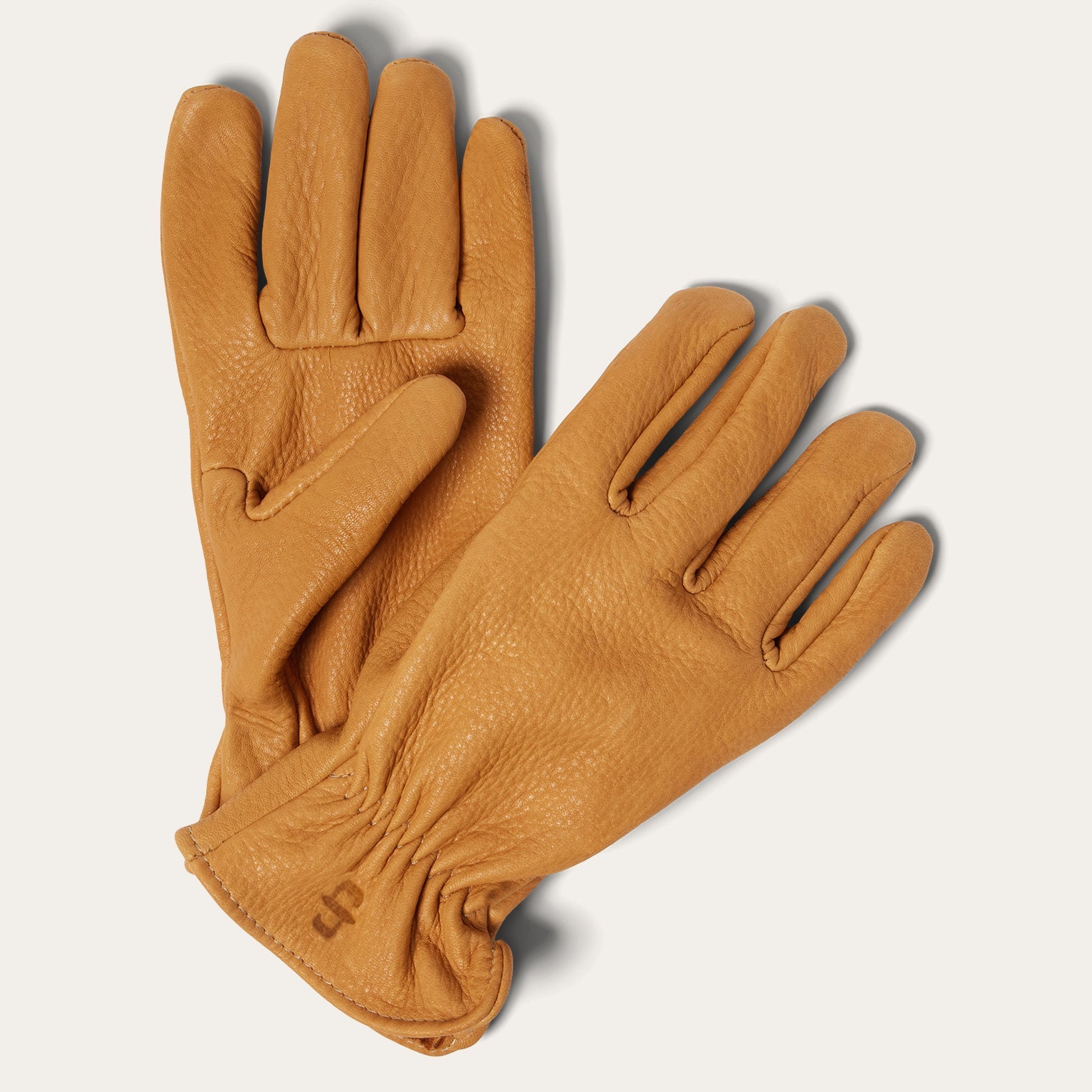 Deerskin Roper Glove - Unlined | Stetson Saddle Tan