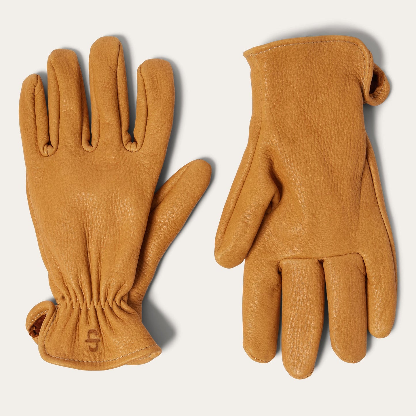 Deerskin Roper Glove - Unlined | Stetson Saddle Tan
