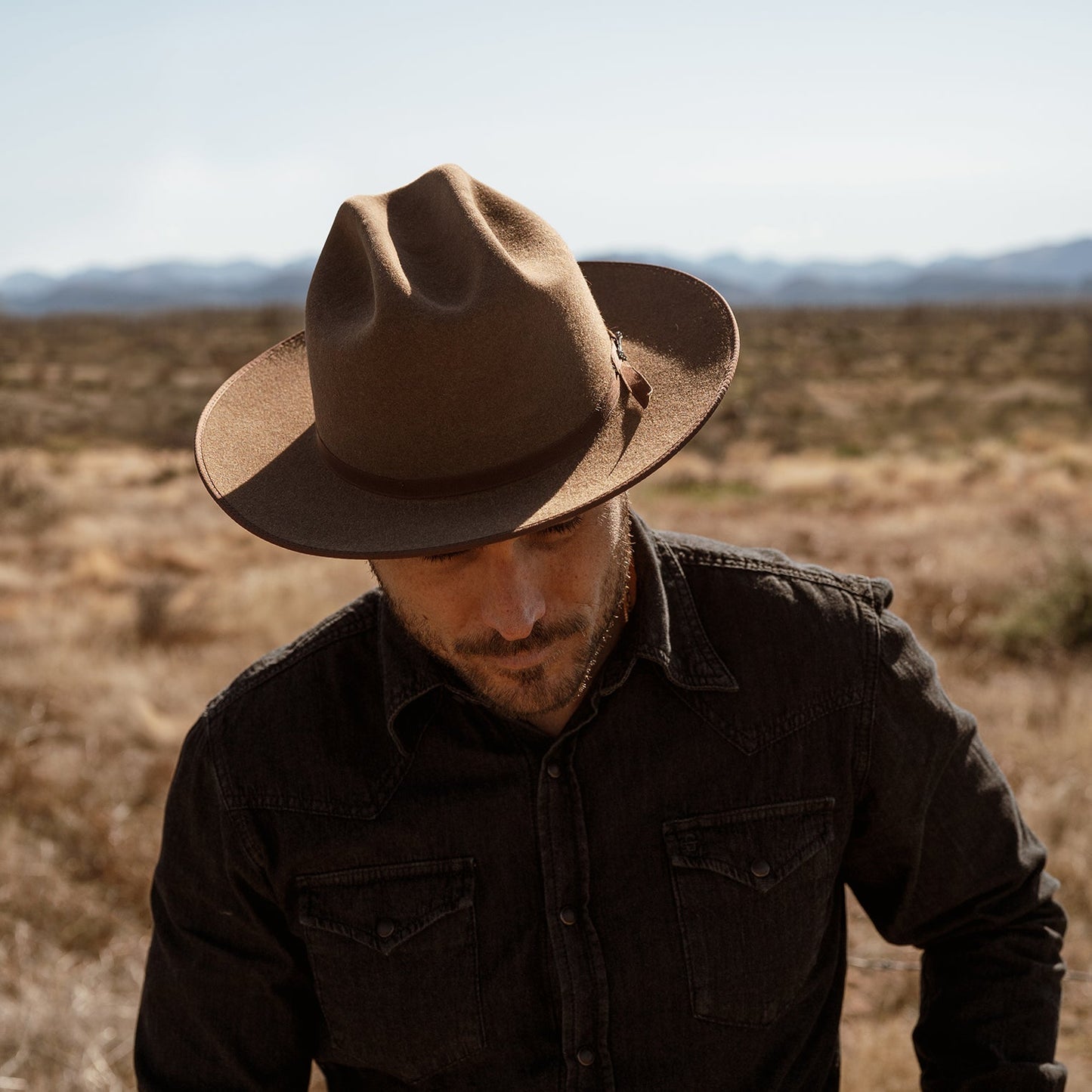 Open Road 6X Cowboy Hat | Stetson Brown Mix