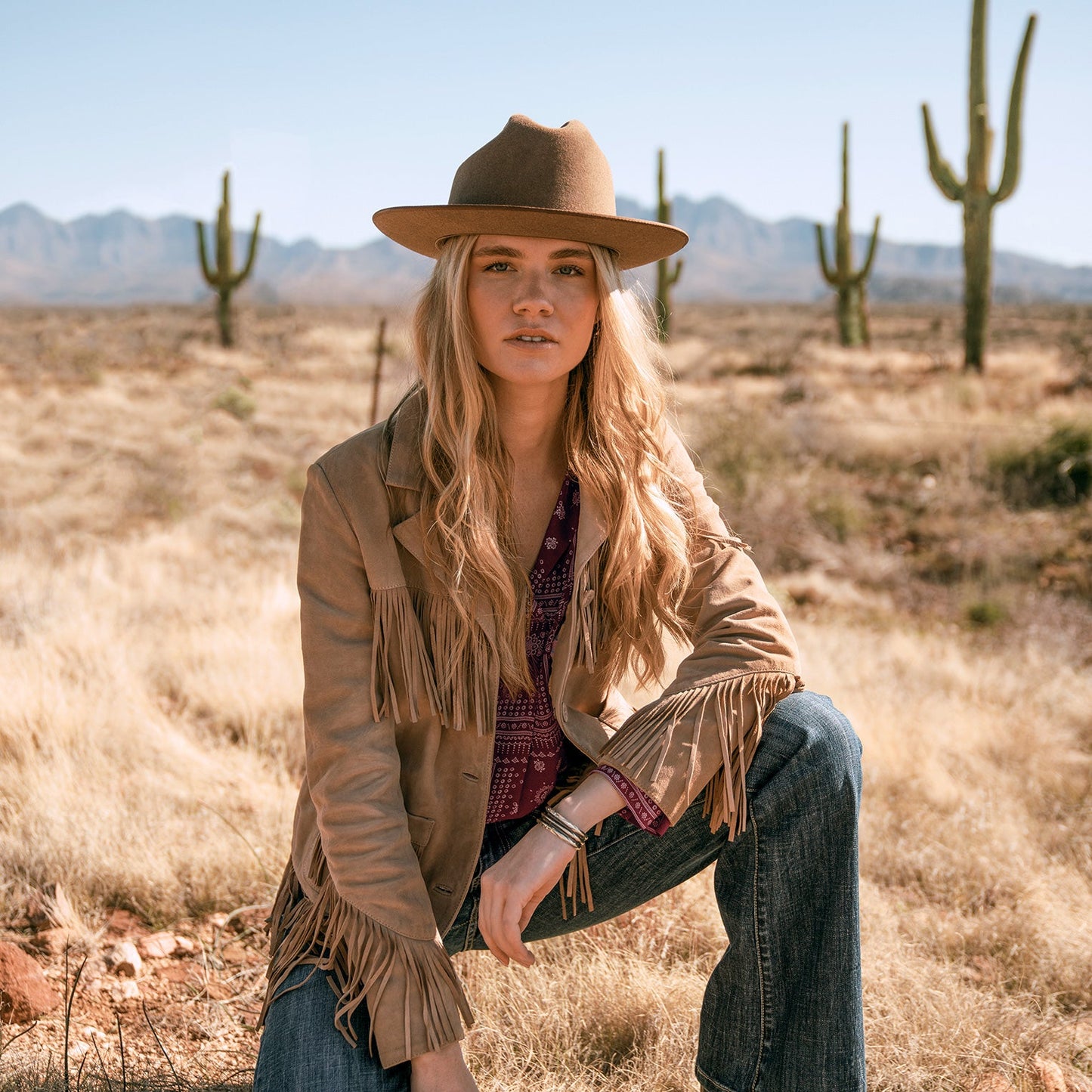 Open Road 6X Cowboy Hat | Stetson Brown Mix