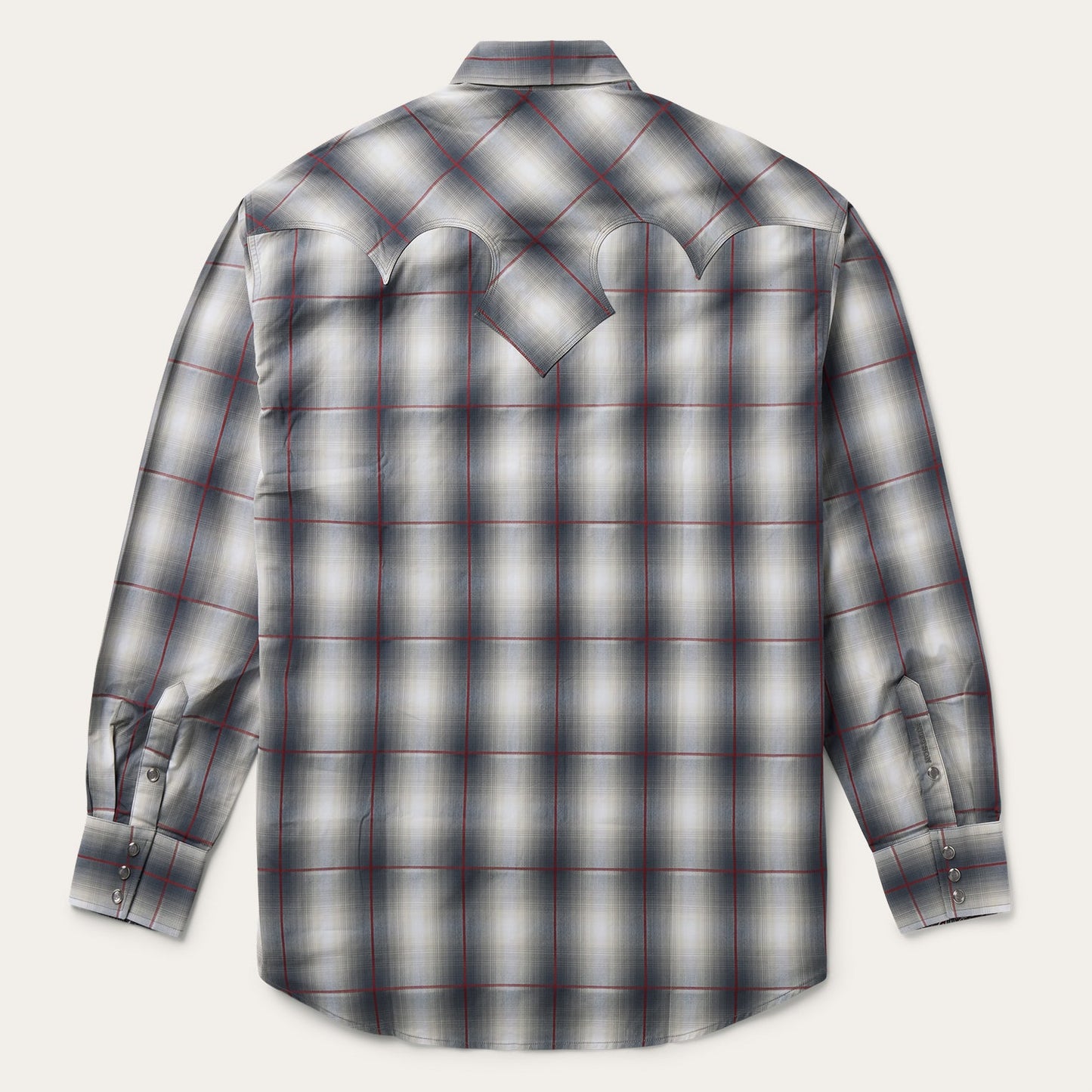 Smoke Ombre Western Shirt | Stetson Grey